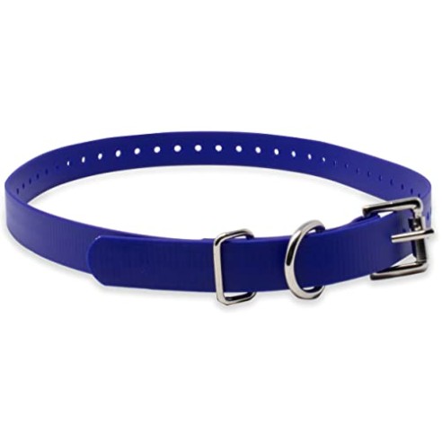 COLLIER HELEN BAUD BIOTHANE BETA BLEU 600mm x...
