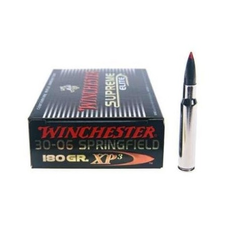 Cartouche WINCHESTER SUPREME ELITE CALIBRE 30-06 XP 180gr...