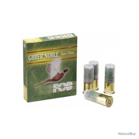 CARTOUCHES FOB GIBIER NOBLE 12/70 38g x10