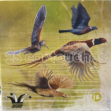 CARTOUCHE JOCKER LA 32 SUBSONIC 32g calibre 12/67 BG N°8 x25