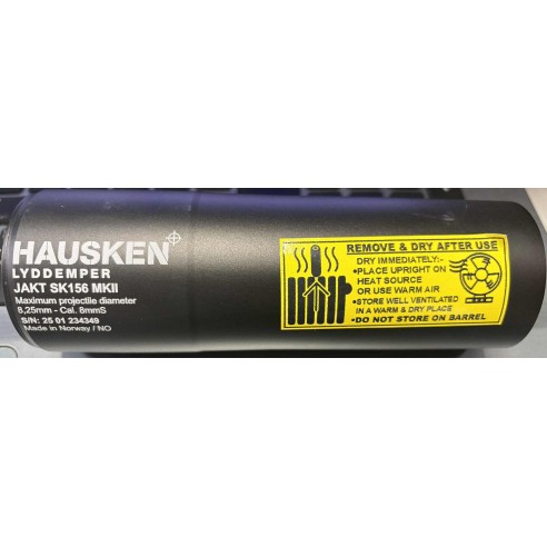 SILENCIEUX HAUSKEN SK156 8.2MM cal 8mm