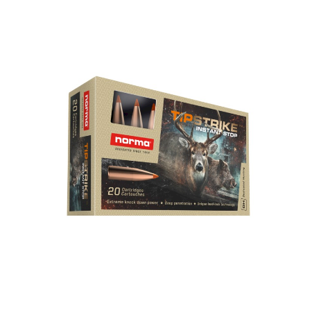 CARTOUCHE NORMA calibre 30-06 TIPSTRIKE 11g 170grs x20