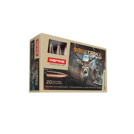 CARTOUCHE NORMA calibre 30-06 TIPSTRIKE 11g 170grs x20