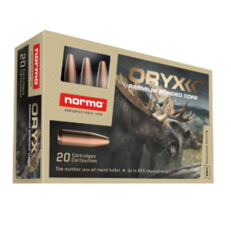 CARTOUCHES NORMA calibre 7X64 ORYX 170Grs 11g x20