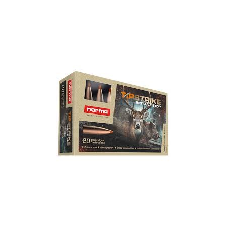 CARTOUCHE NORMA calibre 300WM TIP STRIKE 170grs 11g x20