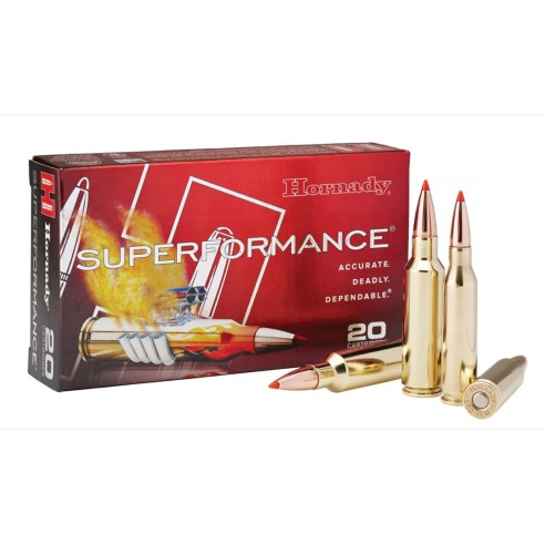 Cartouches HORNADY CALIBRE 308 WIN SST 165GR X20