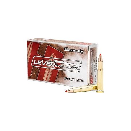 CARTOUCHES HORNADY 30-30 160GR LEVER REVOLUTION x20