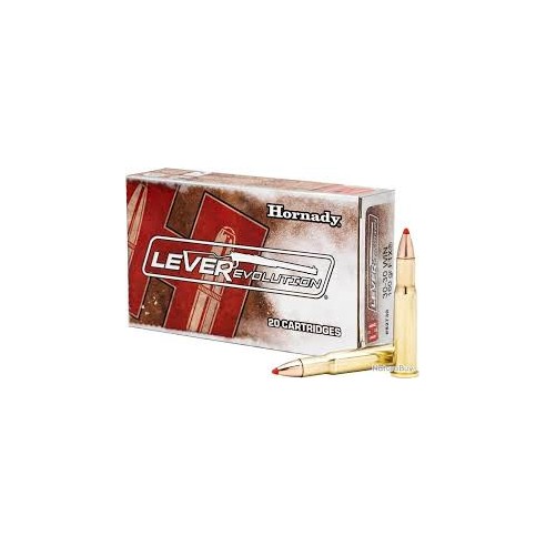 CARTOUCHES HORNADY 30-30 160GR LEVER REVOLUTION...