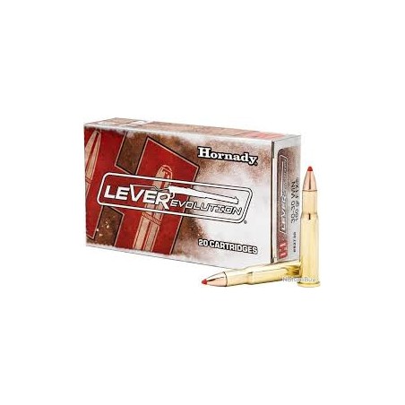 CARTOUCHES HORNADY 30-30 160GR LEVER REVOLUTION x20