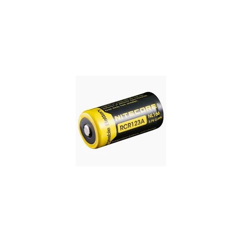 Pile Nitecore LI-iON 650MAH RCR123A NL166 3.7v