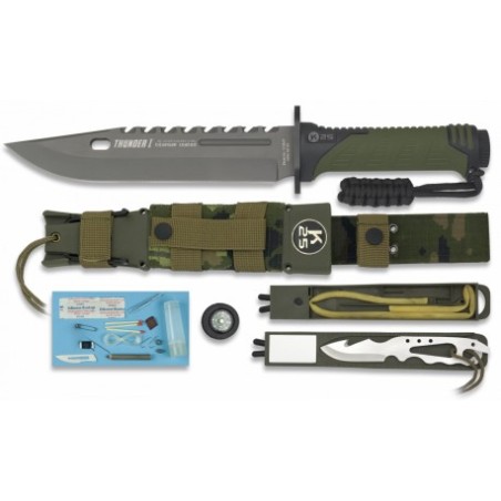 Couteau K25 thunder I camo espagnol 19.8cm