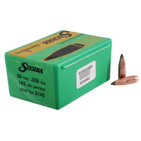 Ogives Sierra 30 cal 165grs SPT x100 *2145