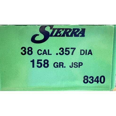 Ogives Sierra 38 cal 158grs x100