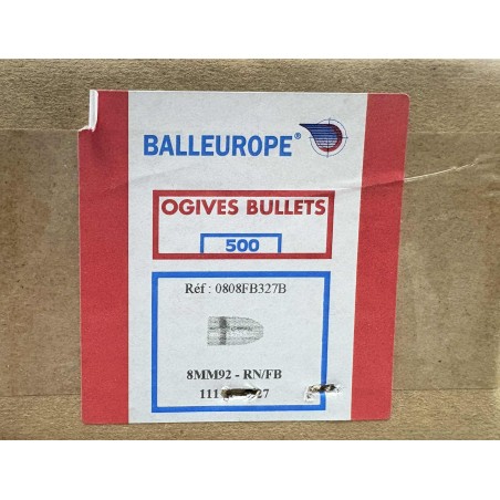 Ogives balleurope 8mm92 111grs diam 327 RN-FB x500