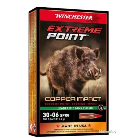 CARTOUCHE WINCHESTER 30-06 EXTREME POINT COOPER IMPACT...
