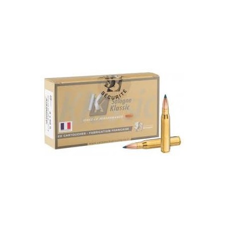 CARTOUCHES SOLOGNE calibre 8X60S NOSLE 180grs 11.7g x20