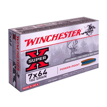 CARTOUCHES WINCHESTER 7X64 POWER POINT 162GR x20