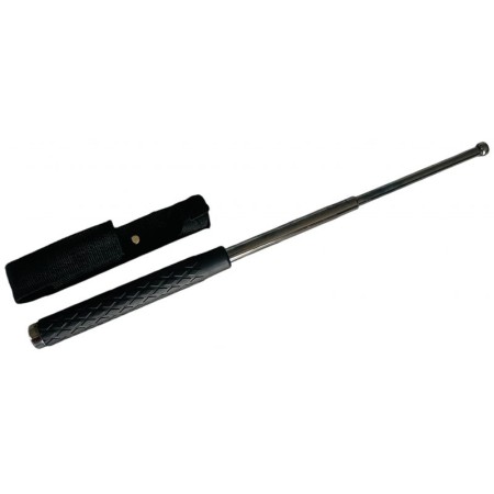 Matraque telescopique acier trempe avec etui 53cm (piranha)