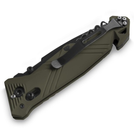 Couteau TB outdoor cac serration manche PA6 FV kaki