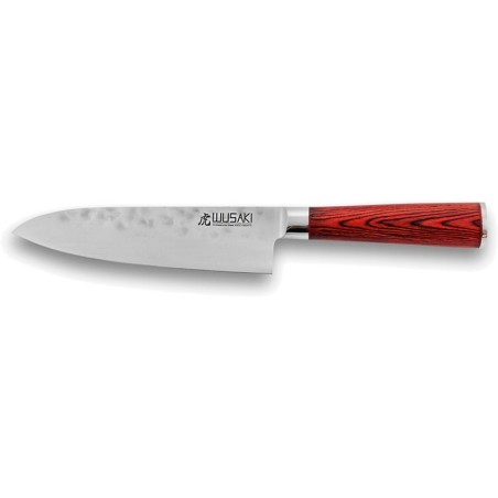 Couteau wusaki pakka santoku 17cm 8016