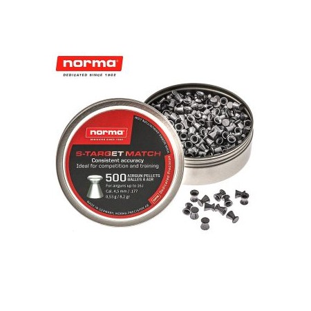 Plomb NORMA S-TARGET MATCH 4.5MM x500