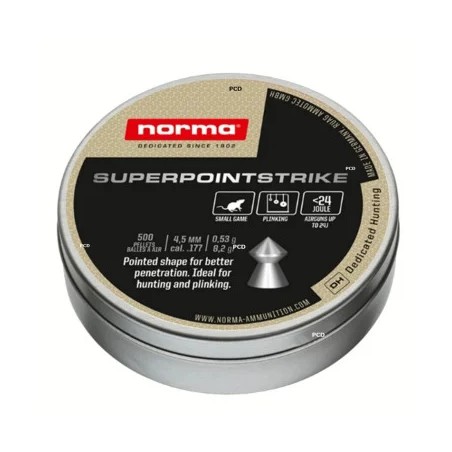 Plomb NORMA S-POINT STRIKE 4.5MM 0.53g x500