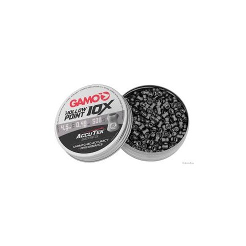 Plomb GAMO ACCUTEK HOLLOW POINT 10X 4.5MM x500