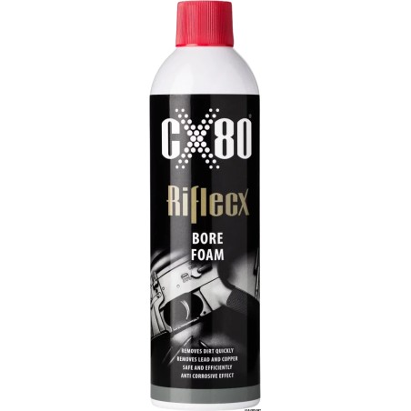 Bombe nettoyante CX80 RIFLECX BORE FOAM 500 ML