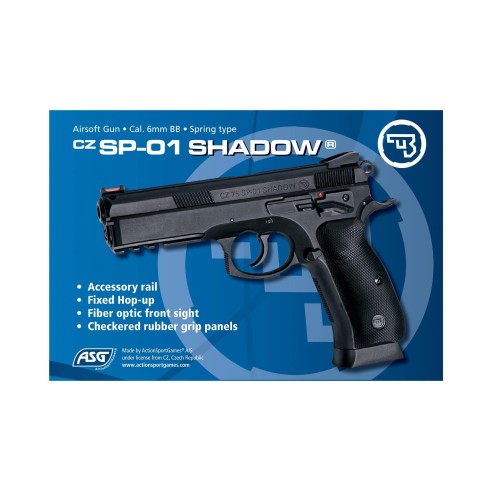 Pistolet ASG CZ75 SP01 SHADOW cal:6MM BB