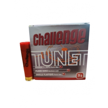 CARTOUCHE TUNET CHALLENGE calibre 28 70mm 21g n7.5 x25