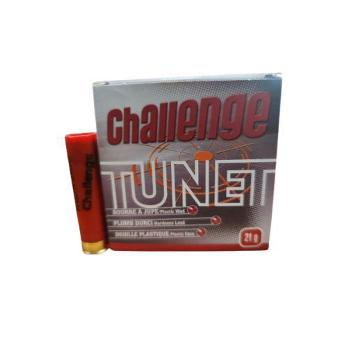 CARTOUCHE TUNET CHALLENGE calibre 28 70mm 21g...