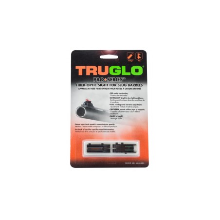 Truglo appareil de visée fibre optique pour fusils à canon rainuré