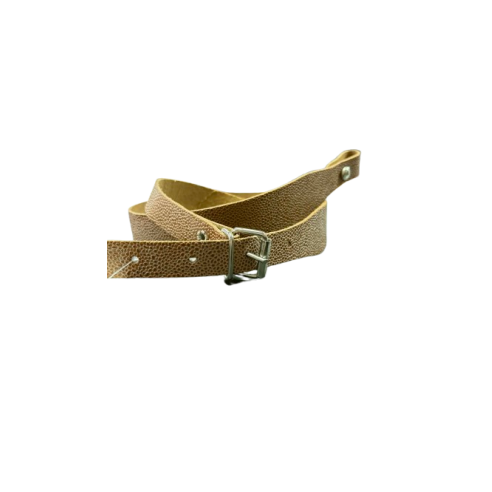 Bretelle cuir 32mm marron fusil