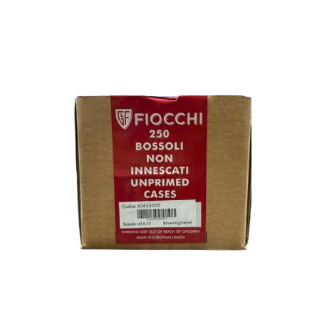 Douilles FIOCCHI calibre 6.35 Browning (inerte) x250