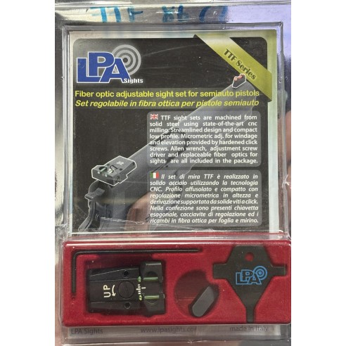 Hausse réglable LPA + GUIDON F.O POUR CZ 75/85 P09