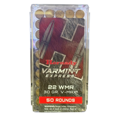 Cartouches HORNADY calibre 22 Win mag VARMINT...