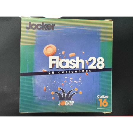 CARTOUCHES JOCKER calibre 16/67mm FLASH 28g BJ PLOMB n°9 x25