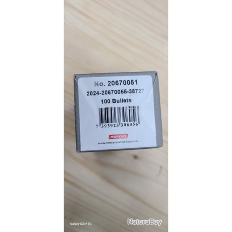 Ogive Norma oryx 7mm (284) 170grs x100