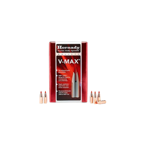 Ogives HORNADY 22 cal 55gr V-MAX x100