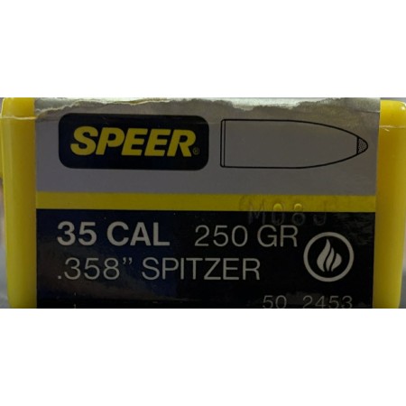Ogives Speer 35 cal 358 diam 250gr Spitzer x50