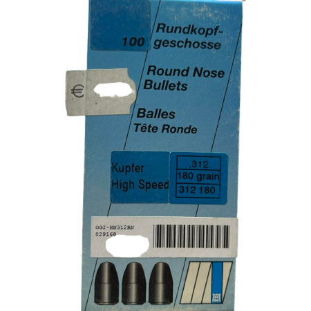 Ogives HN 312 RN 180gr x100