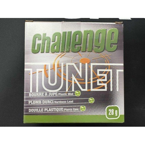 CARTOUCHES TUNET CHALLENGE calibre 16/67mm 28g...