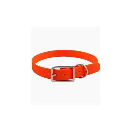 Collier FLUO BIOTHANE BETA ORANGE 450mm x 19mm x 2.6mm
