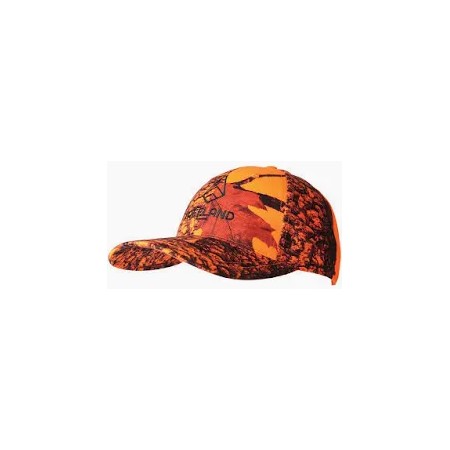 Casquette TREELAND Orange camo t4003k enfant