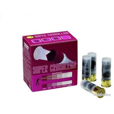 Cartouches TUNET SUPER CROISILLON CALIBRE 12/67 35g n°10 x25
