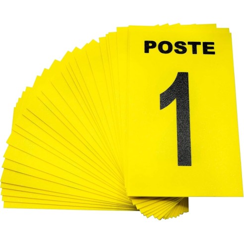 Jeu de 24 cartes de poste jaune + 3 neutres
