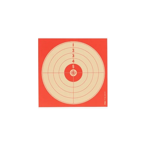 Cibles Januel 10x10 Rouge x100