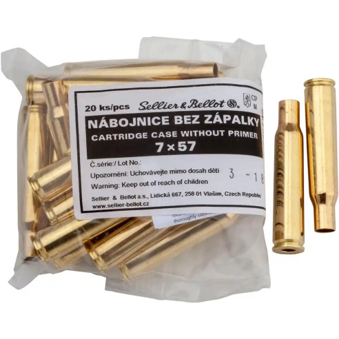 Douilles Sellier & Bellot calibre 7x57R x20