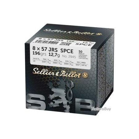 Cartouches Sellier & Bellot calibre 8x57 JRS SPCE 196grs...