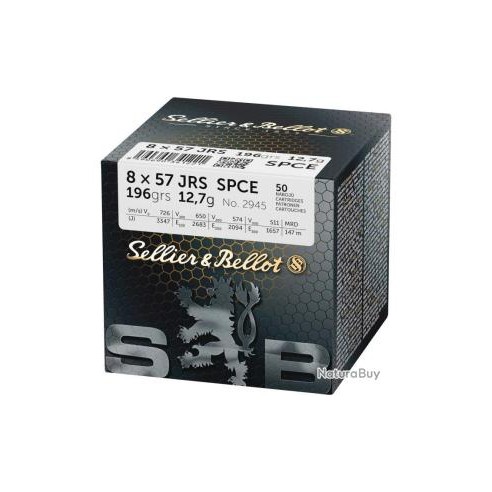 Cartouches Sellier & Bellot calibre 8x57 JRS...